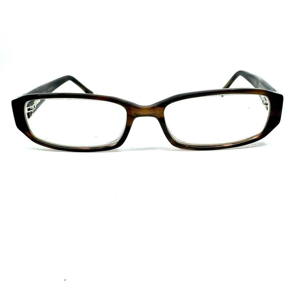 JILL STUART JS 270-1 Brown Womens Rectangular Eyeglasses 51-16-130 H12080